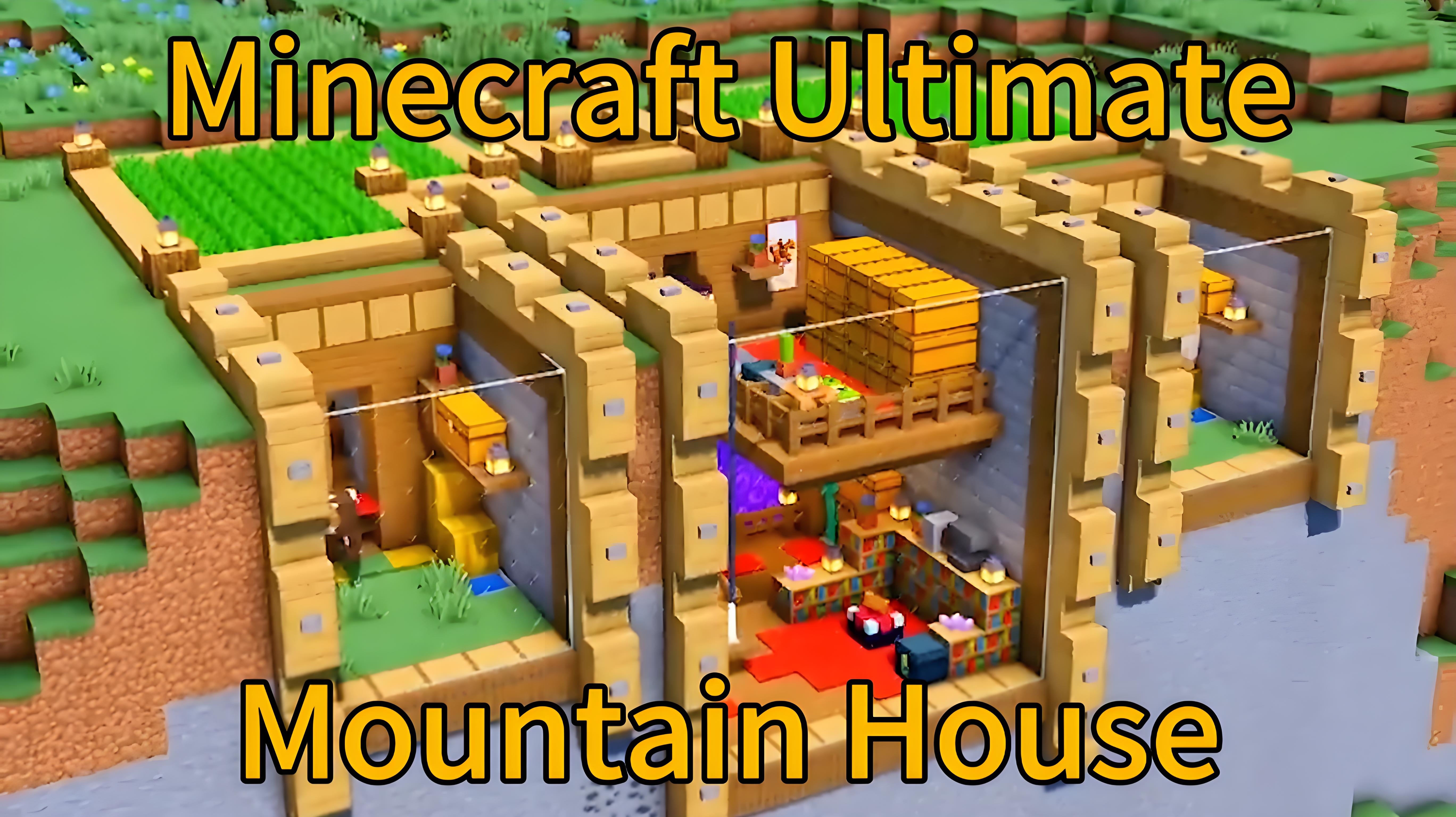 Example of a Minecraft wall with depth and texture